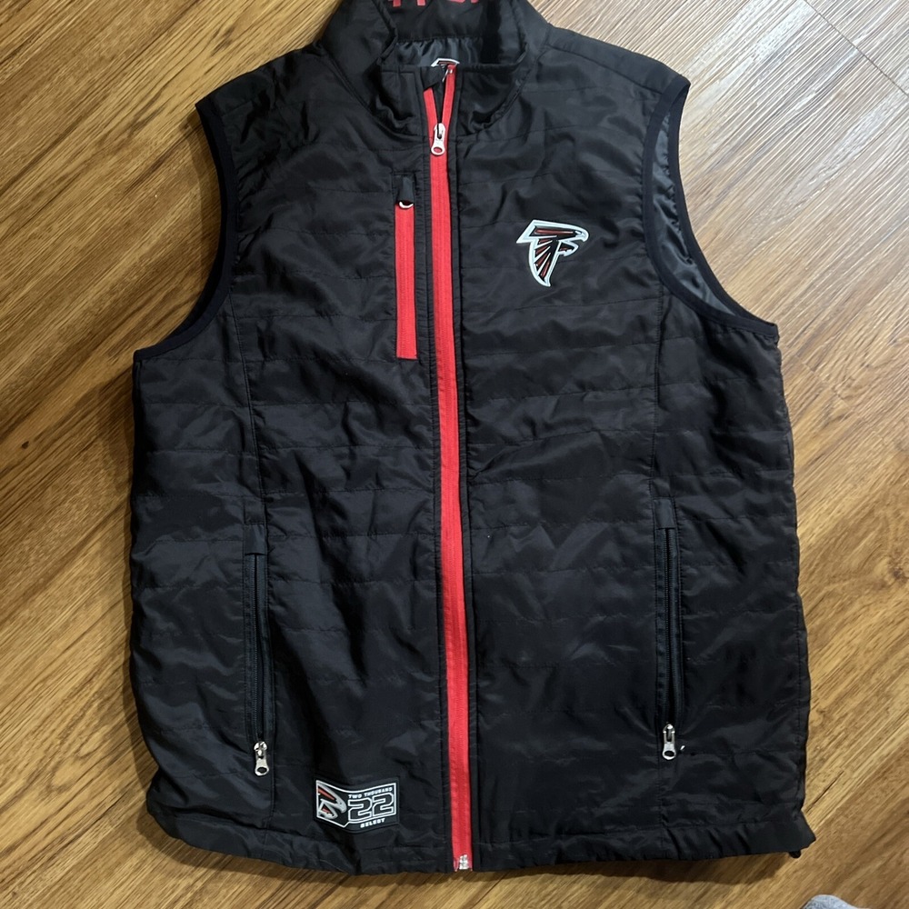 Atlanta Falcons Womens‎ 2022 Member Exclusive Full-Zip Vest Black L, Dirty Birds